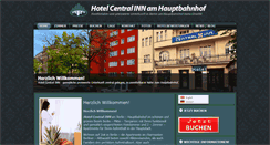 Desktop Screenshot of hotel-centralinn-berlin.de